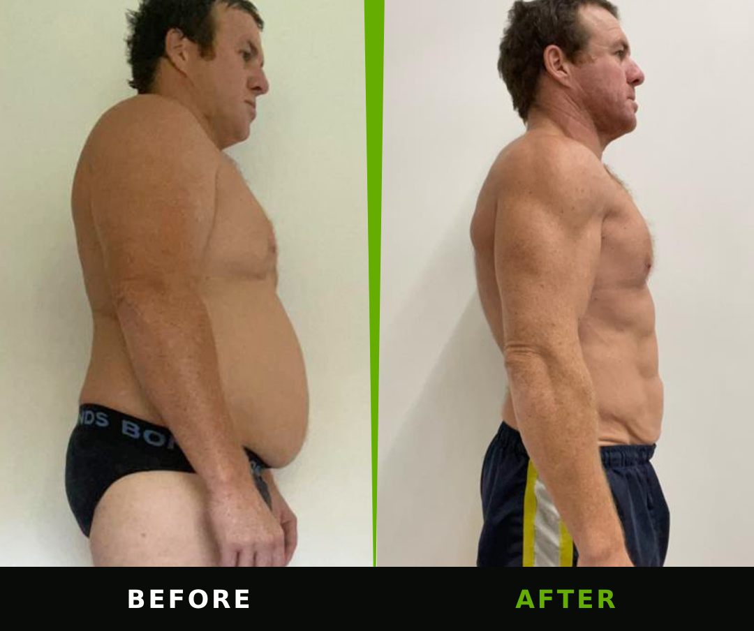 Jamsey before and after TSN coaching, with before on the left and after on the right